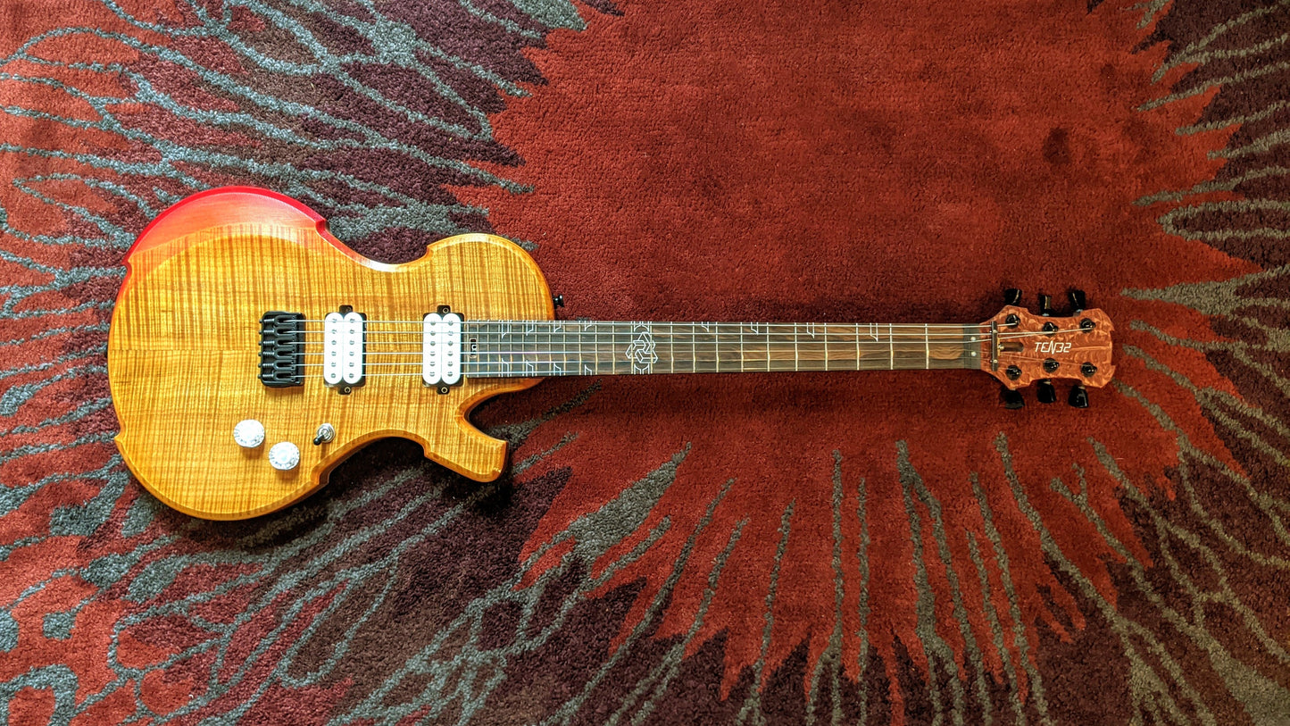 TEN32 Guitars HT Series, HT1 Model, Single Cut Body Style, Flat Top