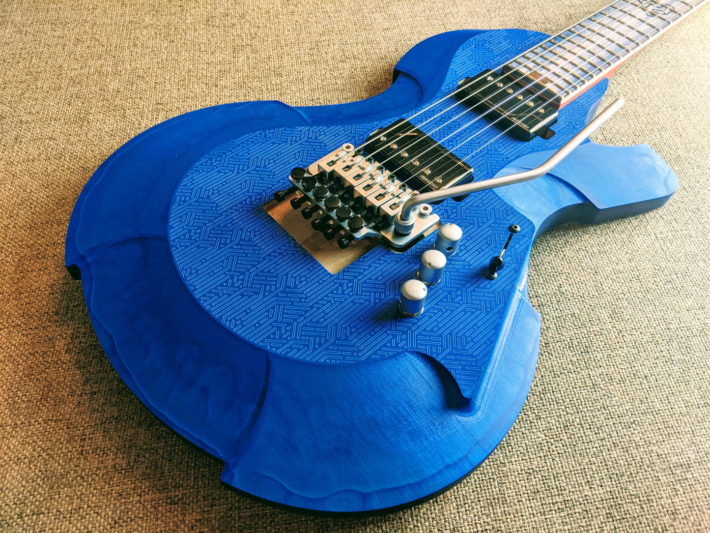 TEN32 Guitars HT Series, HT3 Model, Single Cut Body Style, Carved Top